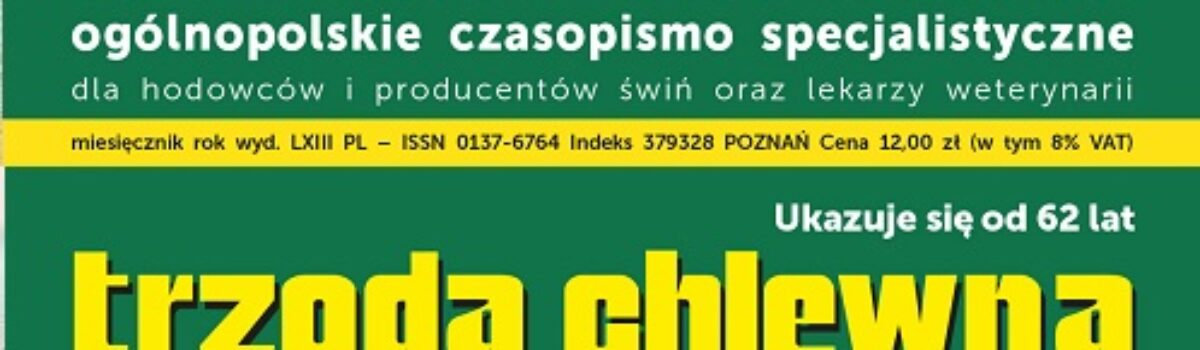 Nowy numer „Trzoda Chlewna” 3/2025