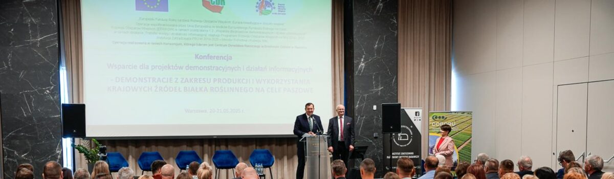 Wykorzystanie krajowych źródeł białka na cele paszowe – podsumowanie zrealizowanego projektu