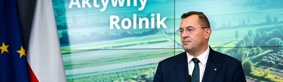 Rozpoczynamy konsultacje ustawy o „Aktywnym Rolniku”