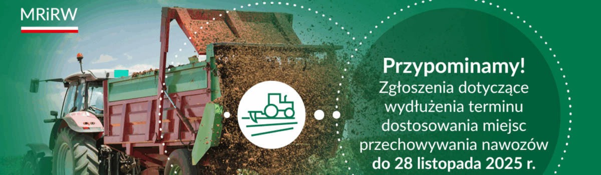 Ostatnie dwa tygodnie na zgłoszenie wydłużenia terminu dla miejsc przechowywania nawozów