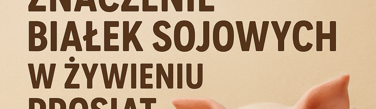 Znaczenie białek sojowych w żywieniu prosiąt