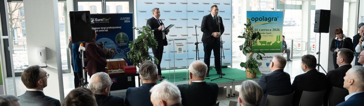 Minister Krajewski otworzył Międzynarodowe Targi FERMA BYDŁA oraz FERMA ŚWIŃ i DROBIU w Łodzi