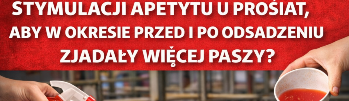 Piotr pyta: Czy są sposoby takiej stymulacji apetytu u prosiąt, aby w okresie przed i po odsadzeniu zjadały więcej paszy?