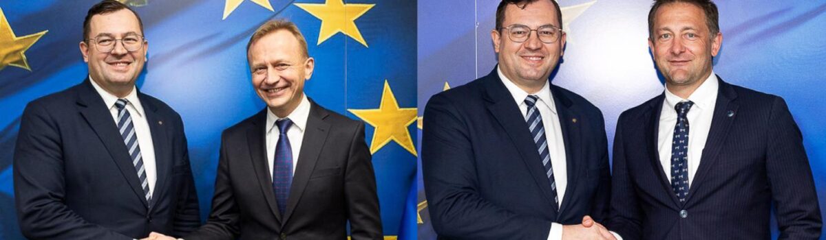 Rozmowy Ministra Stefana Krajewskiego z komisarzami KE. Wśród tematów spotkań finansowanie WPR i eksport jabłek