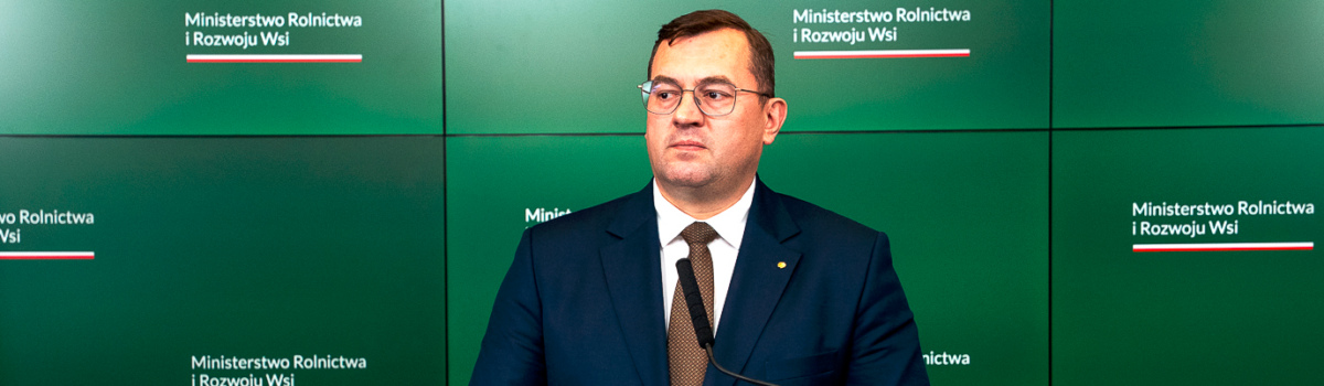 Minister Stefan Krajewski o ustawie dla wsi: Liczą się konkretne zmiany w przepisach