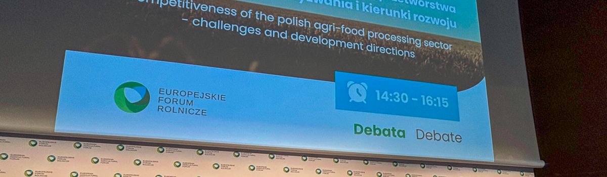 W rolnictwie o konkurencyjności decydują trzy elementy – jakość, jakość i jeszcze raz cena – wiceminister Adam Nowak na 8. Europejskim Forum Rolniczym w Jasionce