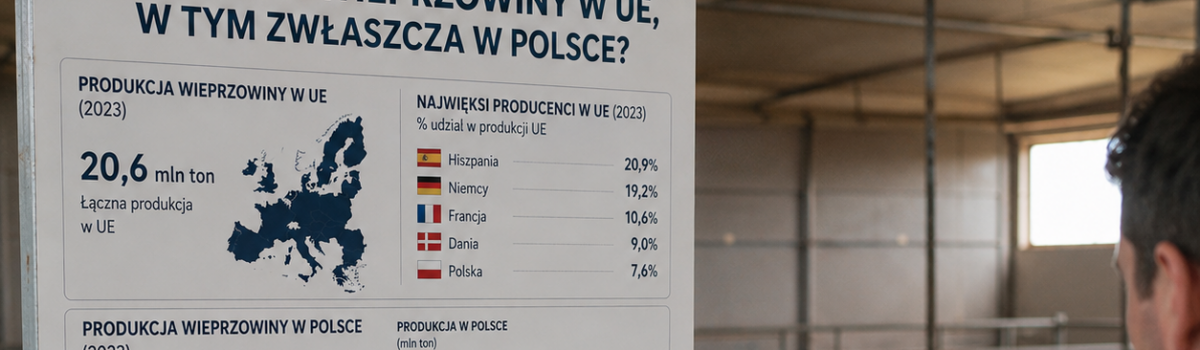 Jaka jest obecna sytuacja produkcji wieprzowiny w UE, w tym zwłaszcza w Polsce?